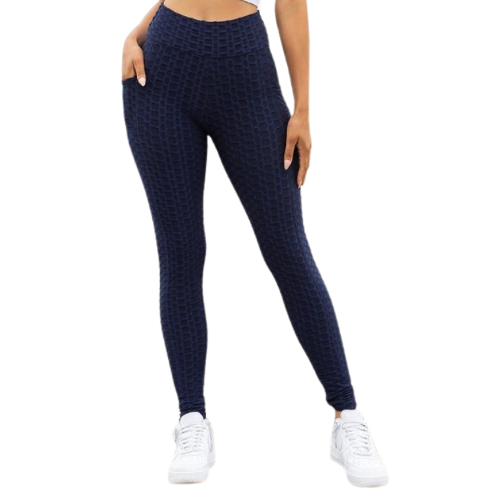LEGGINGS HONEY COMB - NVY